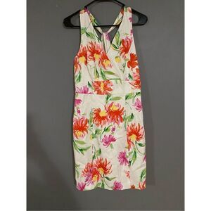 Tommy Hilfiger Floral Sleeveless Halter Dress Size 8